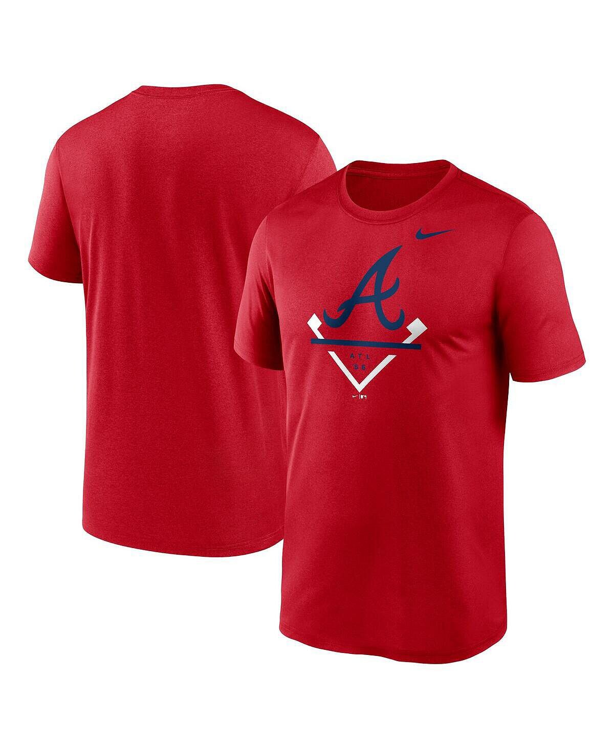 

Мужская красная футболка Atlanta Braves Icon Legend Legend Nike