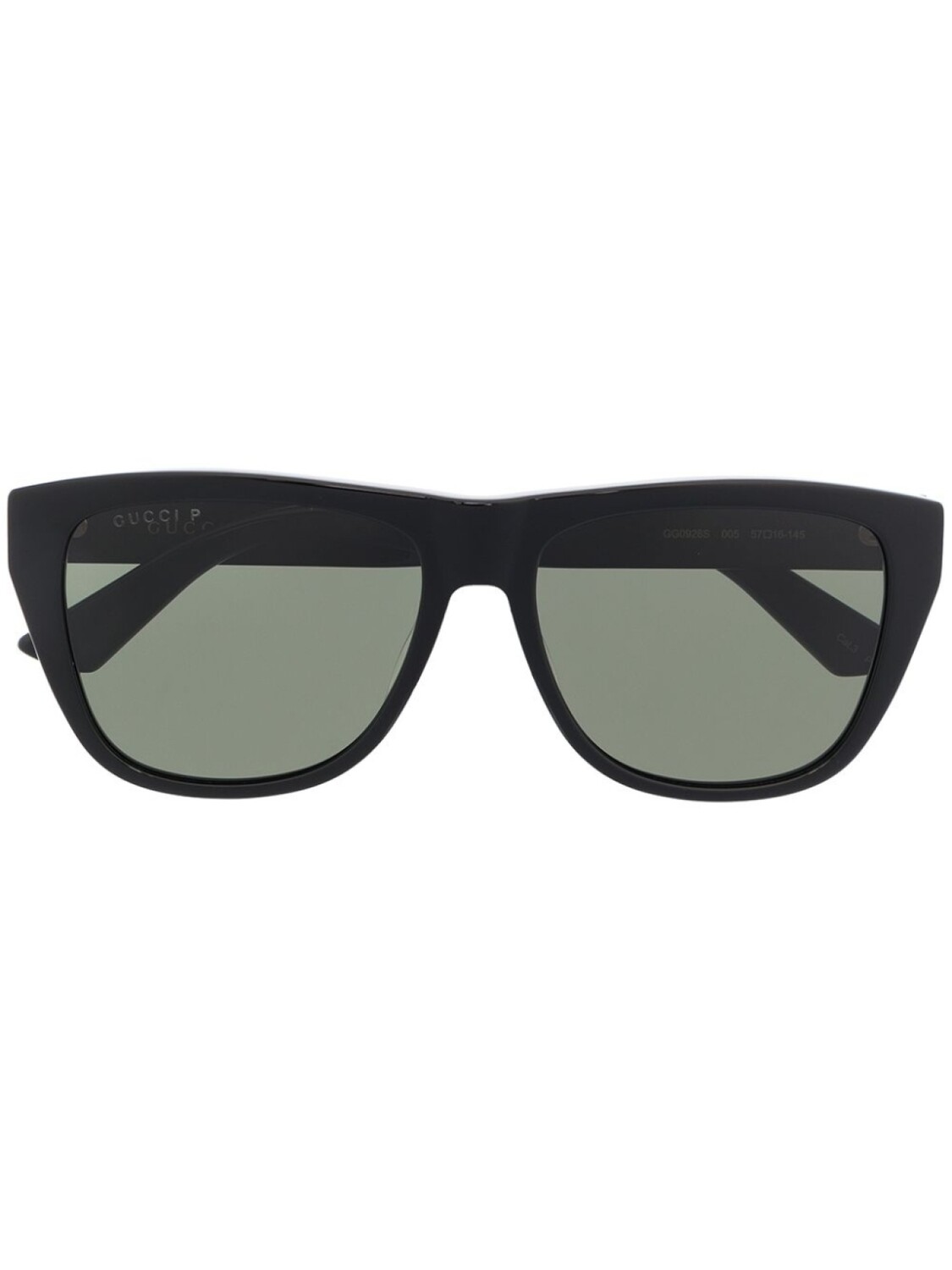 

Gucci Eyewear солнцезащитные очки в квадратной оправе с затемненными линзами, черный