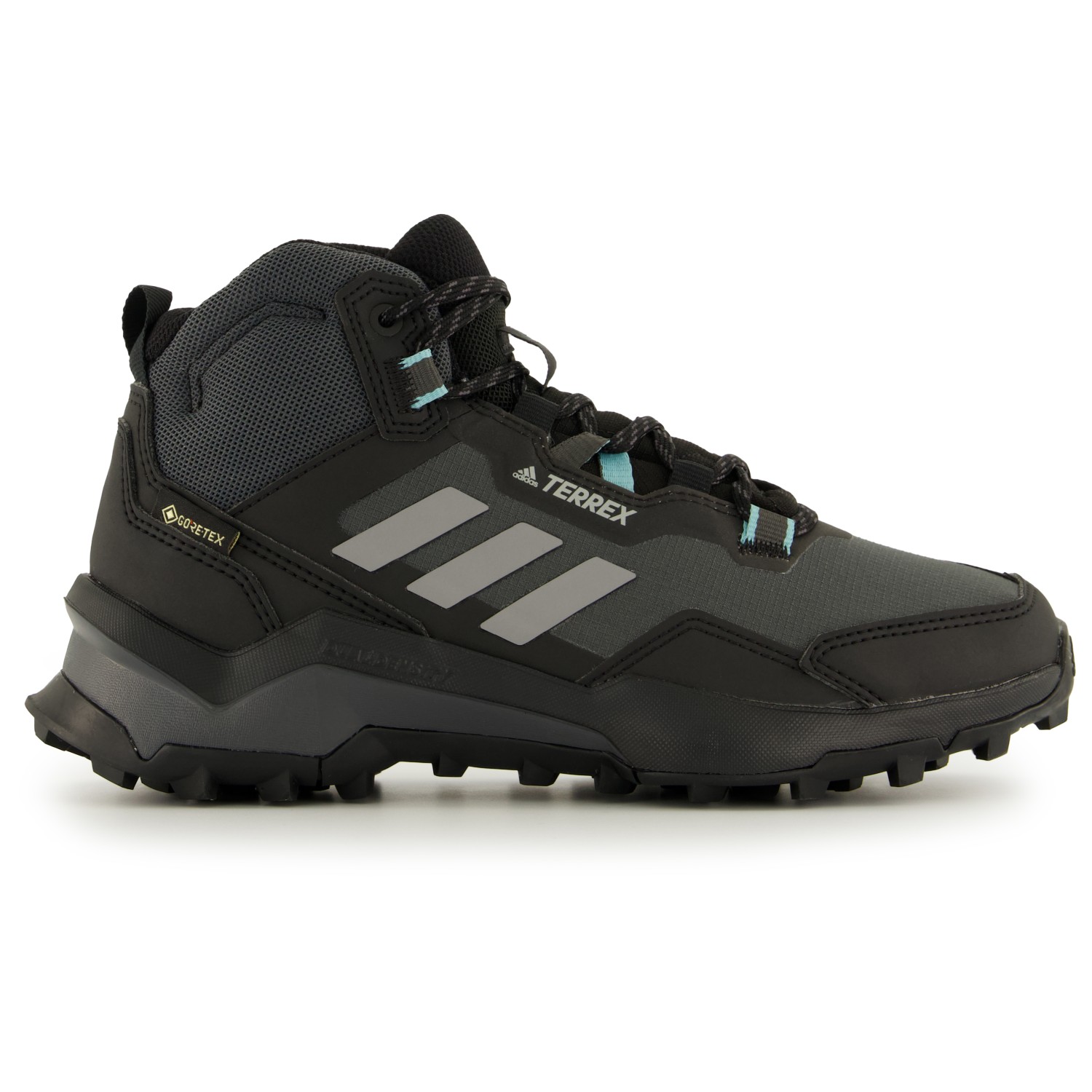 Ботинки для прогулки Adidas Terrex Women's Terrex AX4 Mid GTX, цвет Core Black/Grey Three/Mint Ton