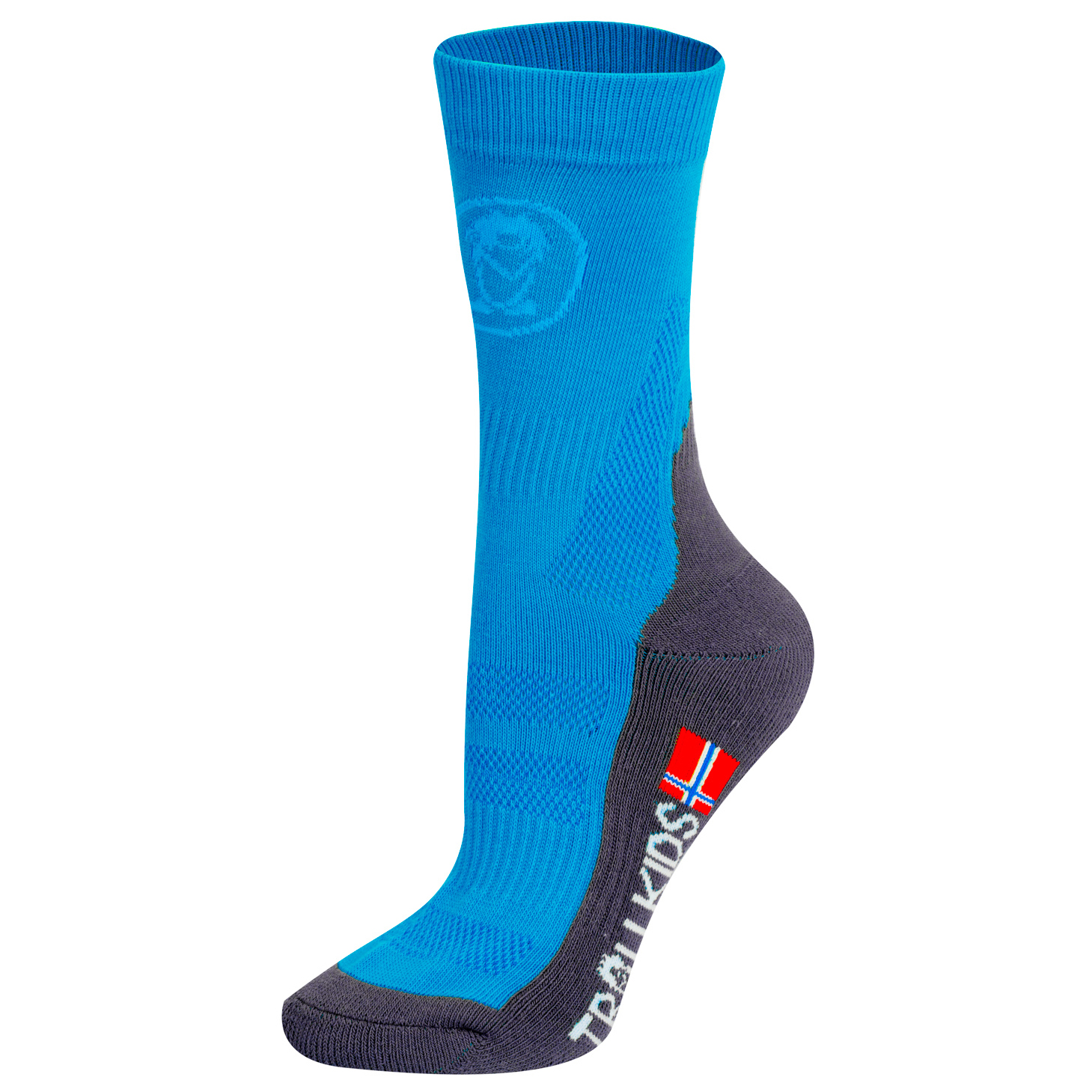 Походные носки Trollkids Kids Trekking Mid Cut Socks II, цвет Medium Blue