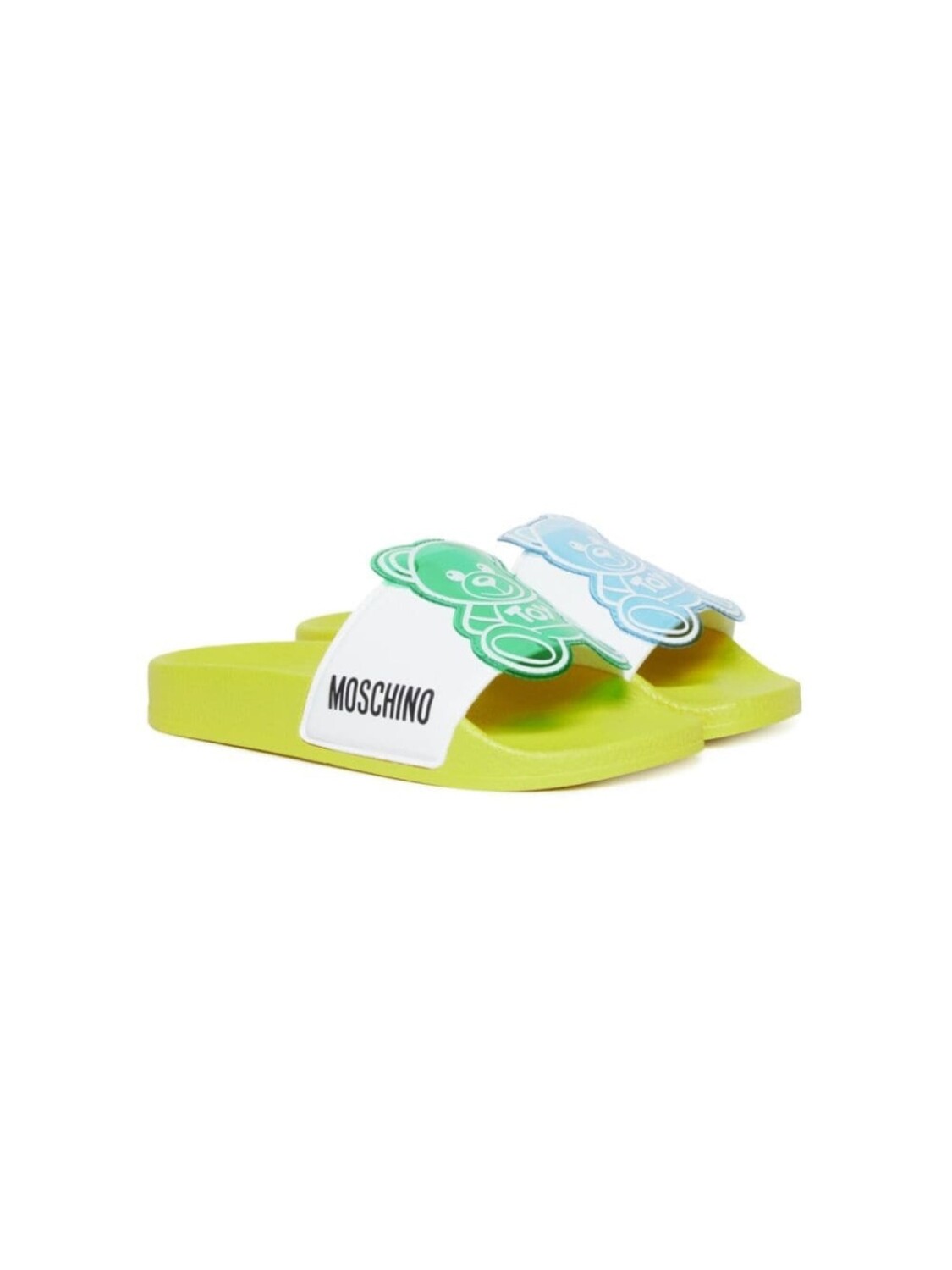 

Moschino Kids шлепанцы Teddy Bear, белый