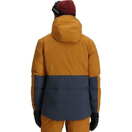 

Пуховик Snowcrew мужской Outdoor Research, цвет Bronze/Naval Blue