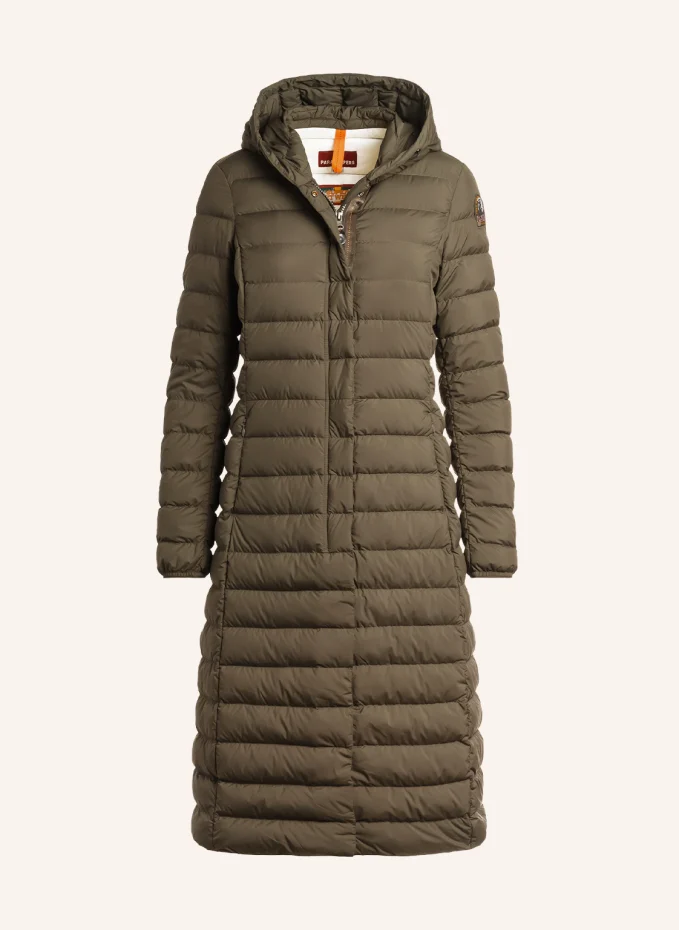 

Пуховик омега Parajumpers, зеленый