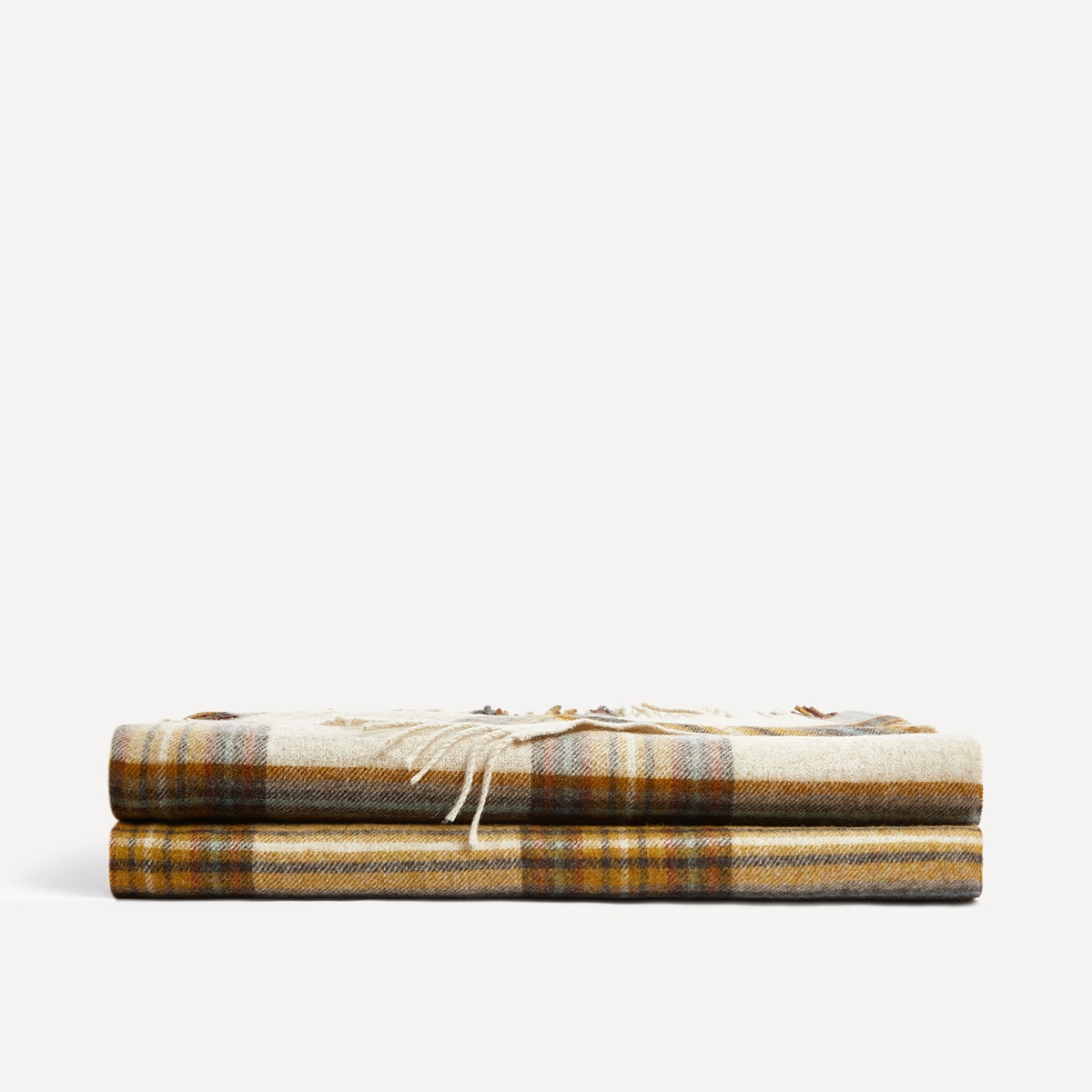 Декоративное одеяло из шотландской шерсти El Corte Inglés, естественный