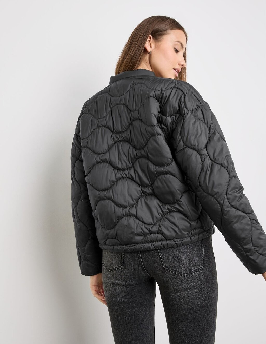 

Легкая куртка TAIFUN OUTDOORJACKE LEICHTE STEPPJACKE IM BLOUSON-STIL Taifun, черный