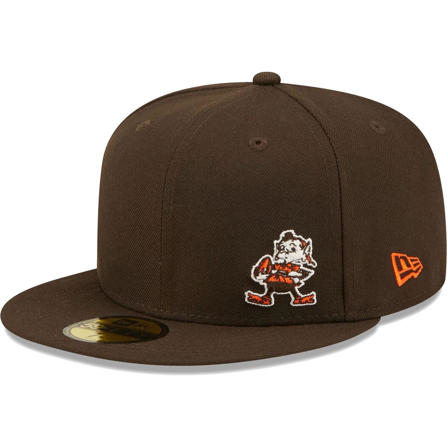

Мужская приталенная шляпа New Era Brown Cleveland Browns Flawless 59FIFTY