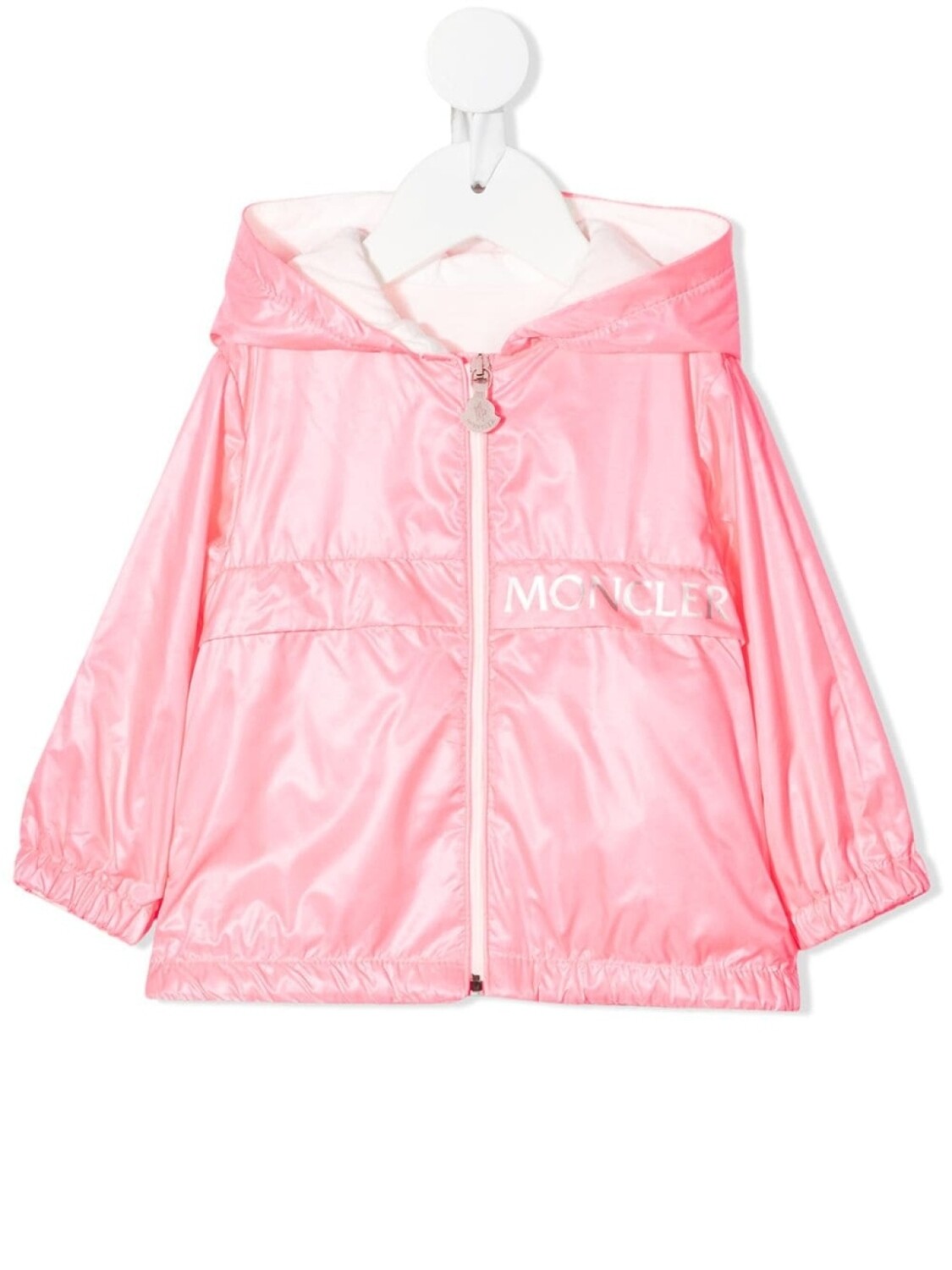 

Moncler Enfant куртка с логотипом, розовый