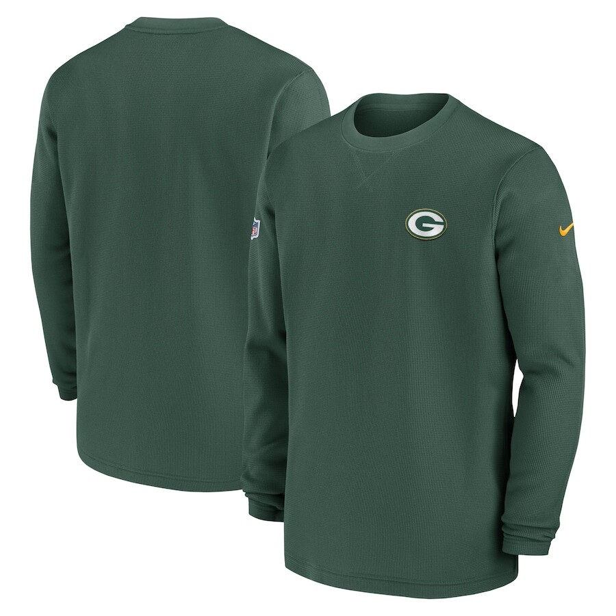 

Футболка с длинным рукавом Nike Green Bay Packers, зеленый