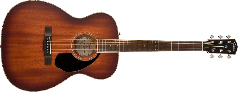 Акустическая гитара Fender Paramount PO-220E - Aged Cognac Burst