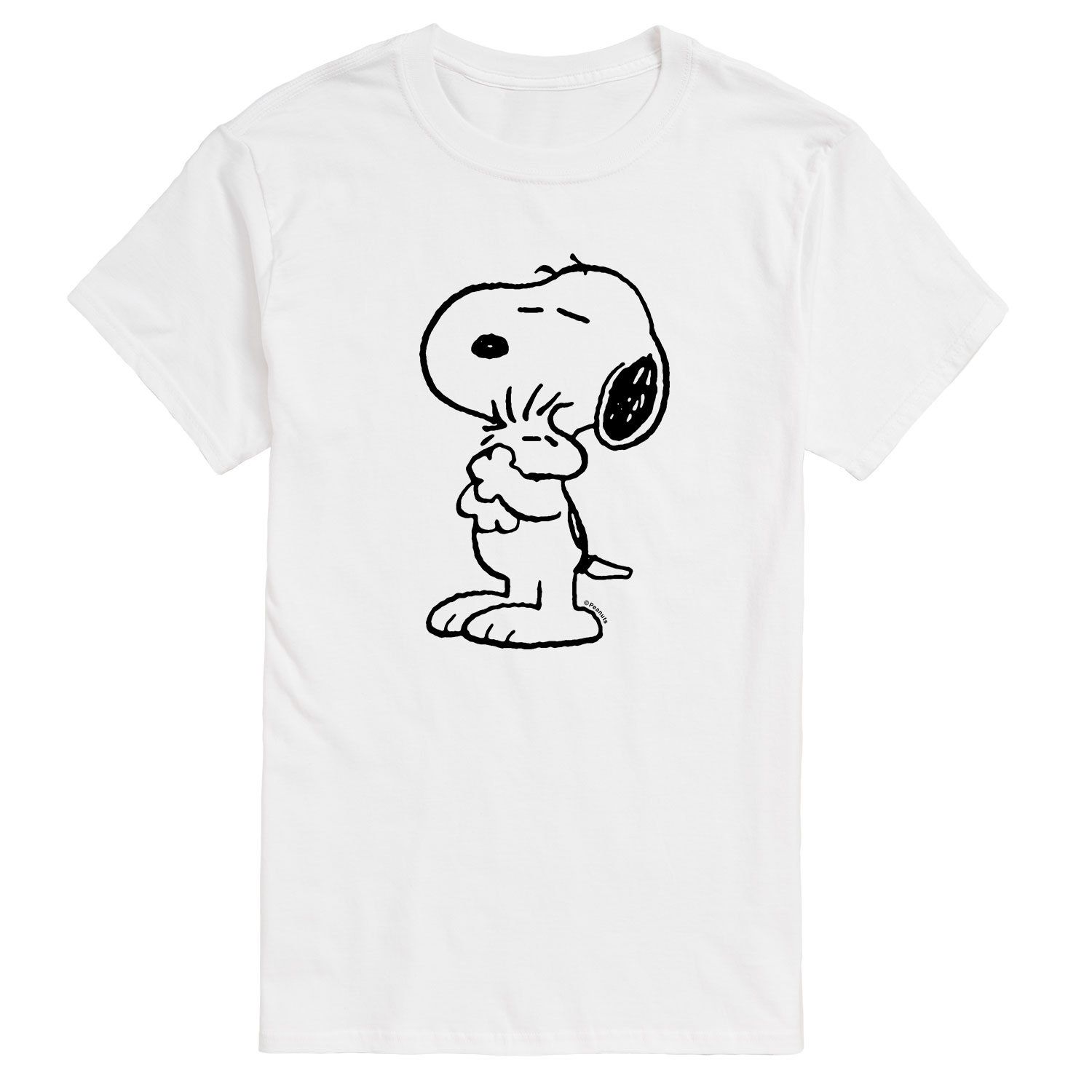 Мужская футболка Peanuts Snoopy Love Woodstock Licensed Character мужская футболка peanuts snoopy and woodstock smores licensed character