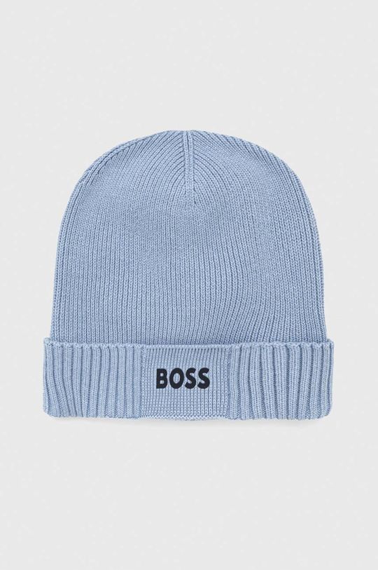 Шапка из смесовой шерсти BOSS GREEN Boss, синий шапка boss из смесовой шерсти boss оранжевый