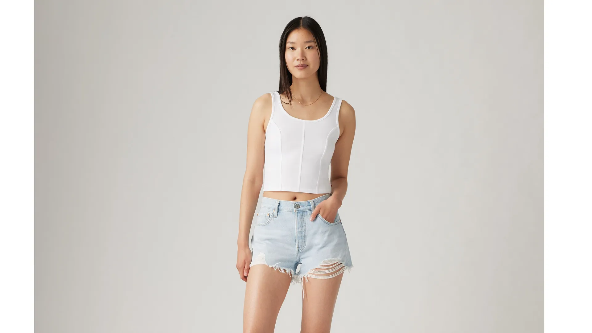

Майка с корсетом Mars Levi's, белый