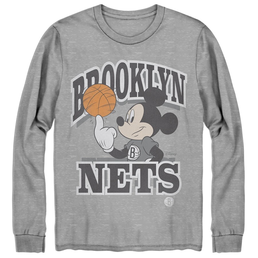 

Футболка с длинным рукавом Junk Food Brooklyn Nets, серый