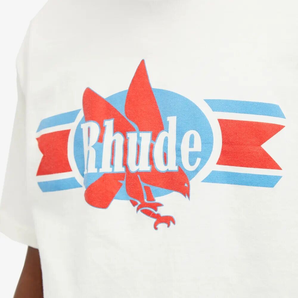 

Rhude Футболка Chevron Eagle, белый
