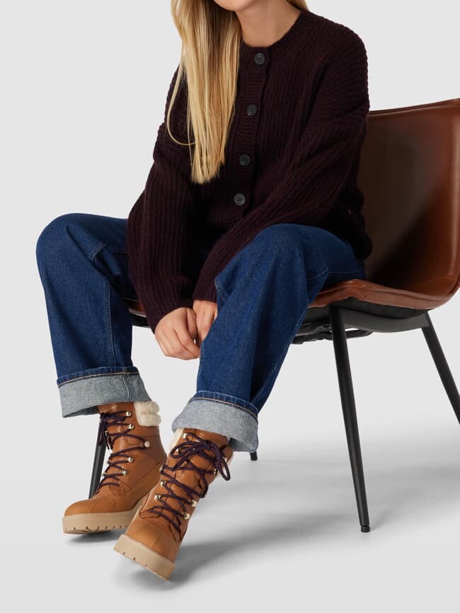 

Кожаные ботинки на шнуровке Tommy Hilfiger, коньячный цвет