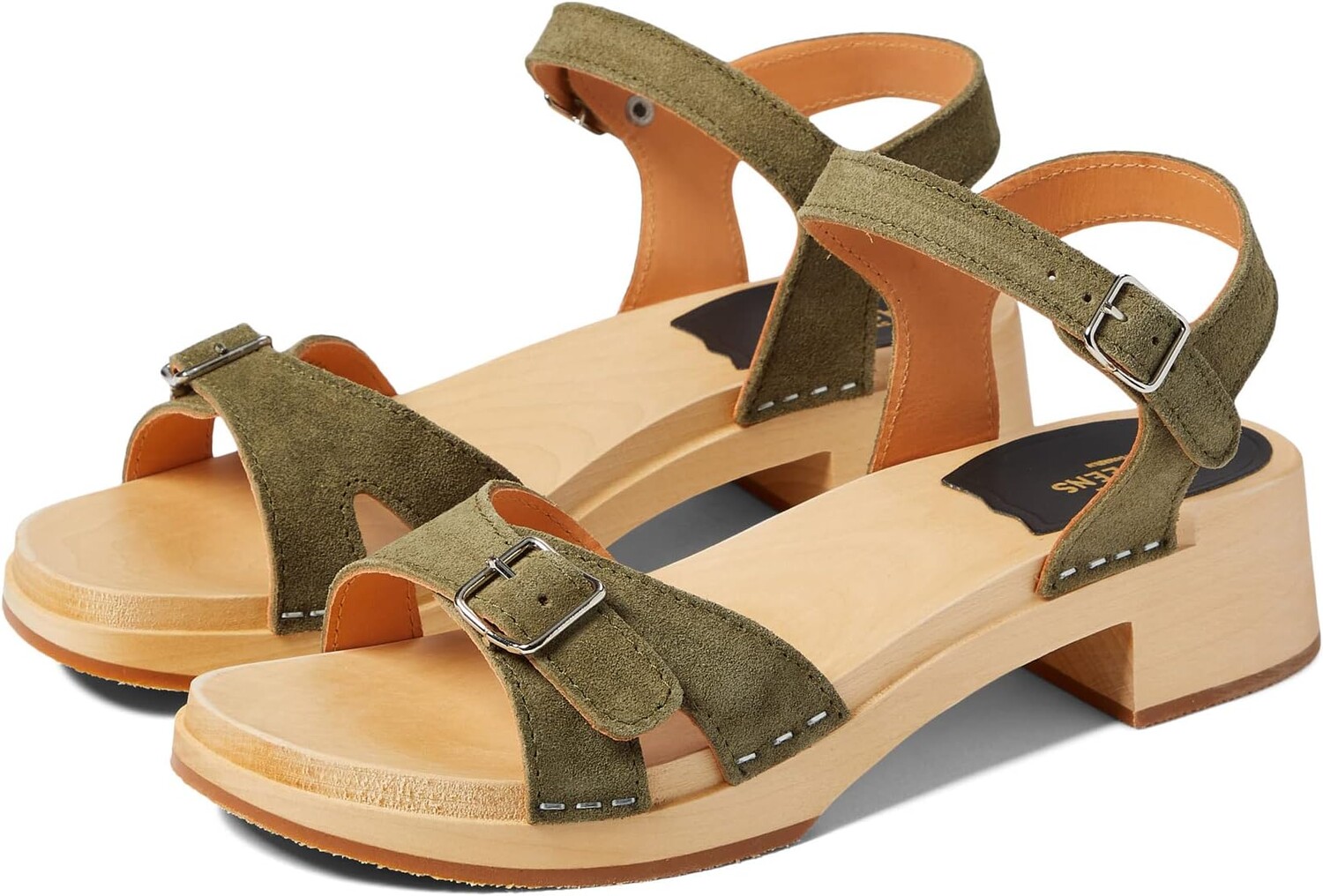 

Босоножки Swedish Low Swedish Hasbeens, цвет Olive