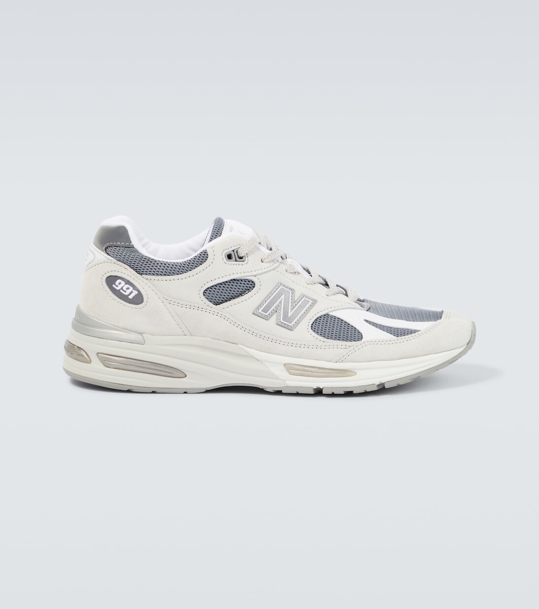 

Кроссовки Made In UK 991v2 с замшевой отделкой New Balance, серый