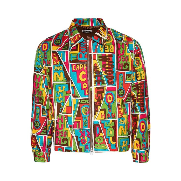 

Куртка Bode New England Mosaic Jacket, разноцветный