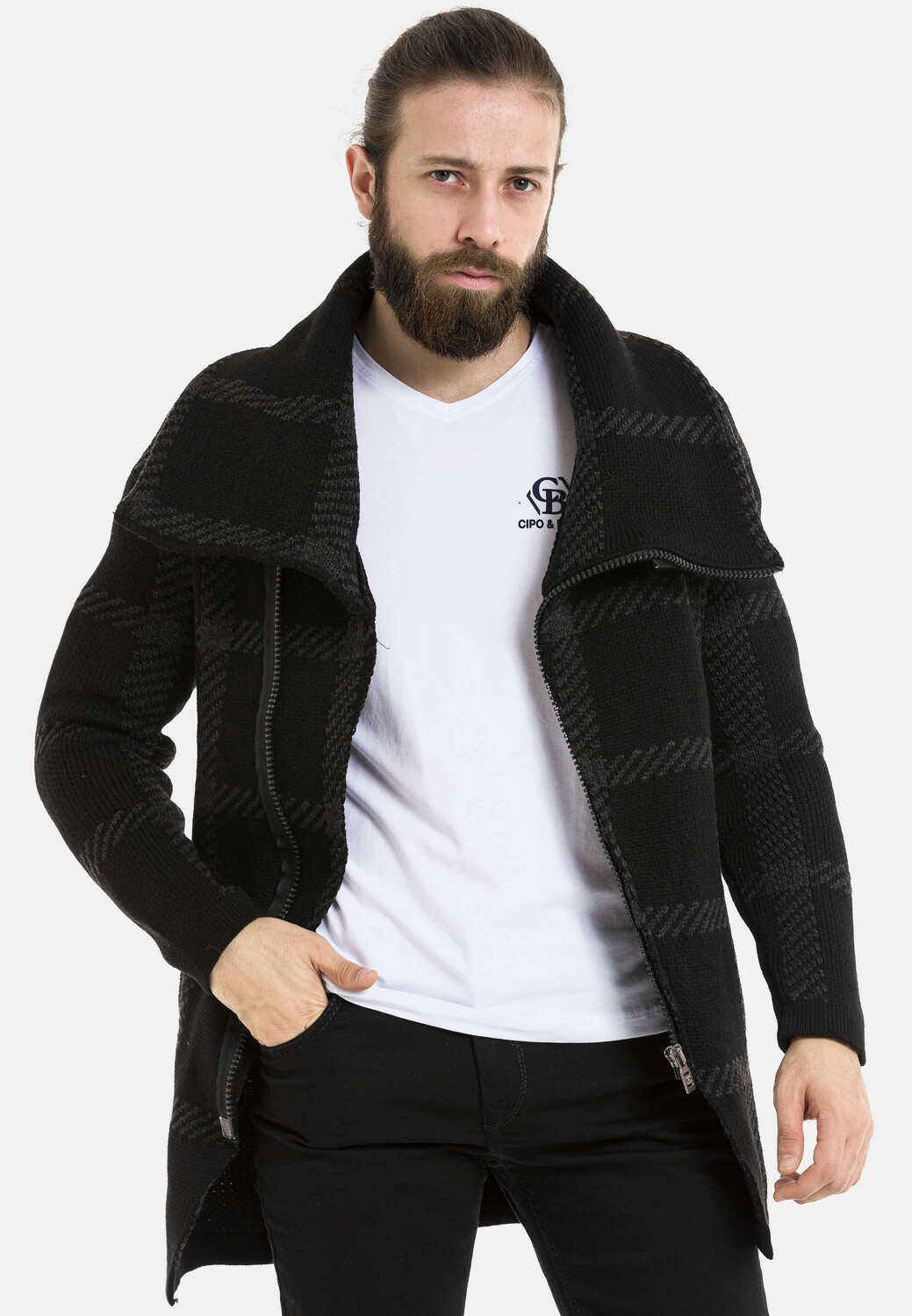 

Толстовка Cipo & Baxx Cardigan, черный