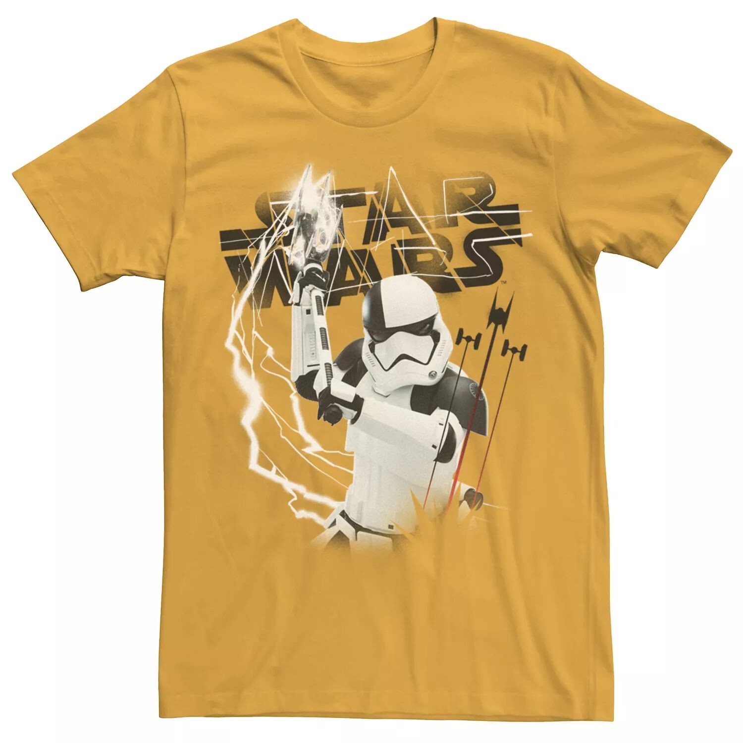

Мужская футболка с электрическим логотипом Last Jedi Stormtrooper Star Wars