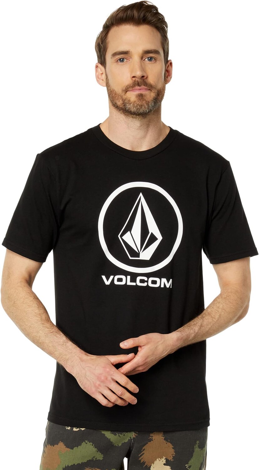 

Футболка с короткими рукавами Crisp Stone Volcom, черный