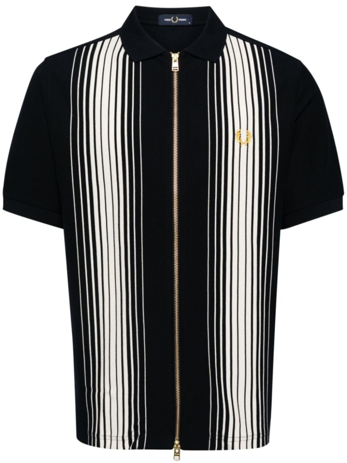 

Fred Perry рубашка поло в полоску с эффектом омбре, синий