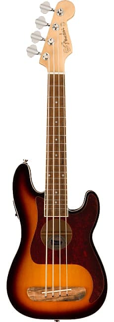 Басс гитара Fender Fullerton Precision Bass Uke, Tortoiseshell Pickguard, 3 Color Sunburst