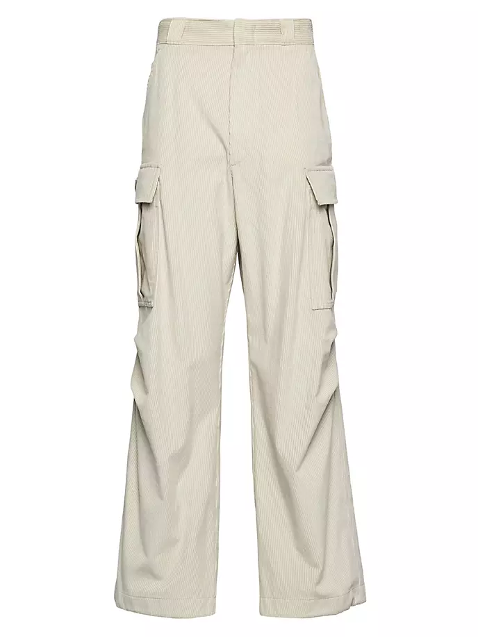 

Вельветовые брюки Pinwale Prada, цвет beige khaki