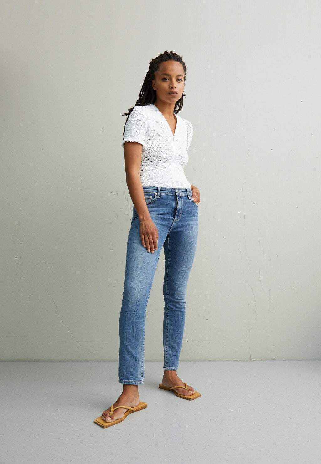 

Джинсы Skinny Fit AG Jeans, синий