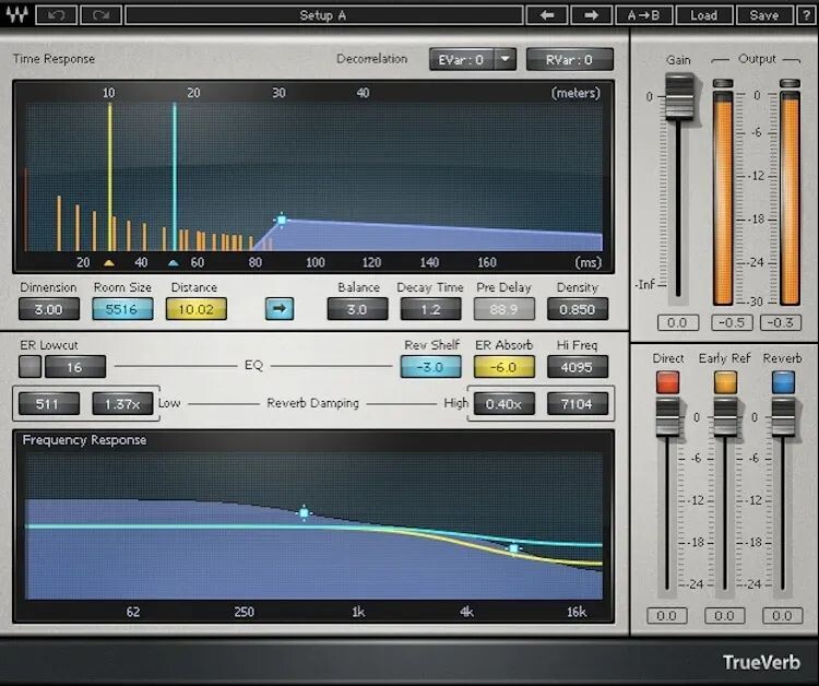 

Плагин реверберации Waves TrueVerb Studio
