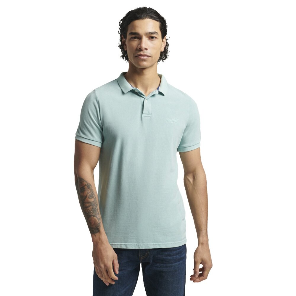 

Поло Superdry Vint Destroy, черный
