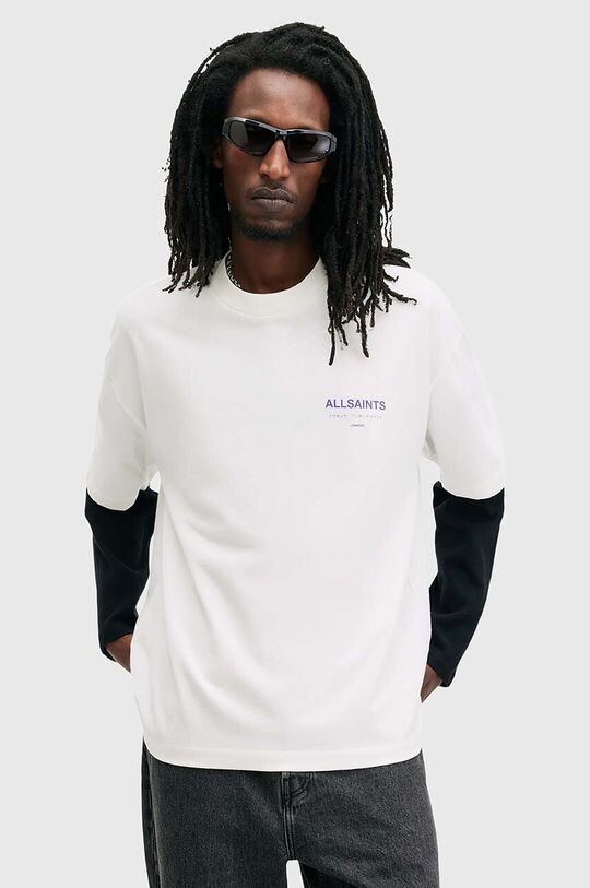 

Футболка UNDERGROUND из хлопка AllSaints, белый