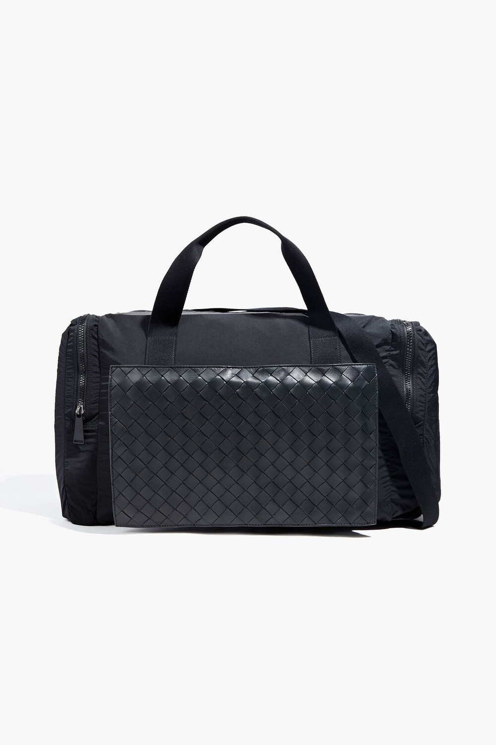 

Спортивная сумка Intrecciato с кожаными вставками BOTTEGA VENETA, черный