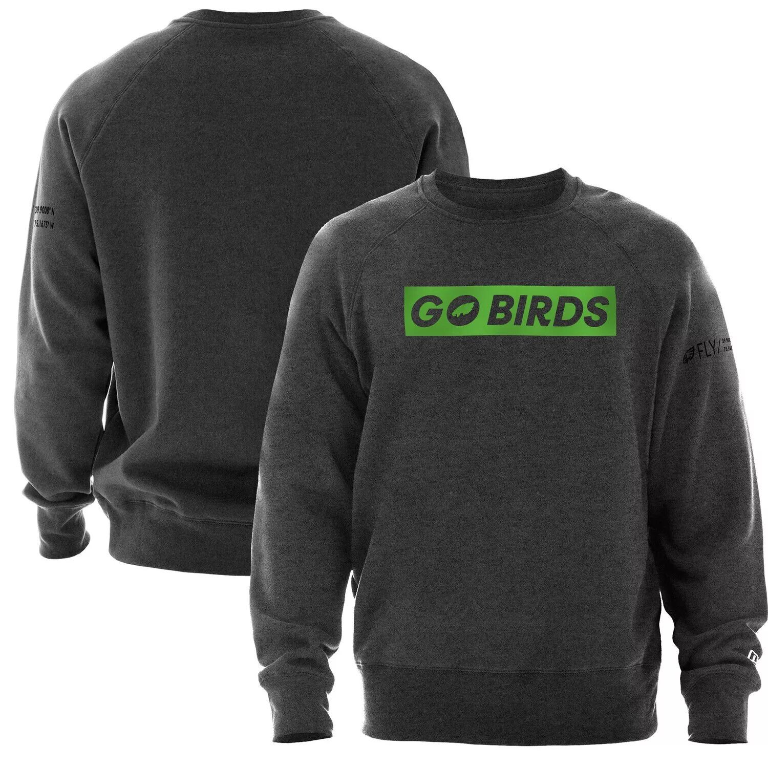 

Мужской темно-серый пуловер Go Birds Philadelphia Eagles Fly Collection New Era