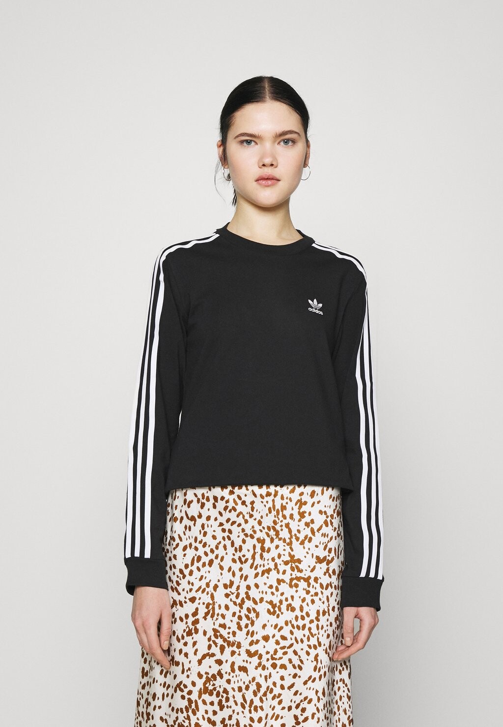 

Рубашка с длинным рукавом adidas Originals, черный