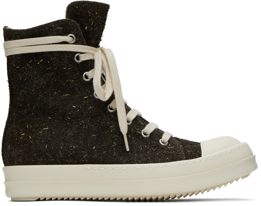 

Rick Owens DRKSHDW Коричневые высокие кроссовки