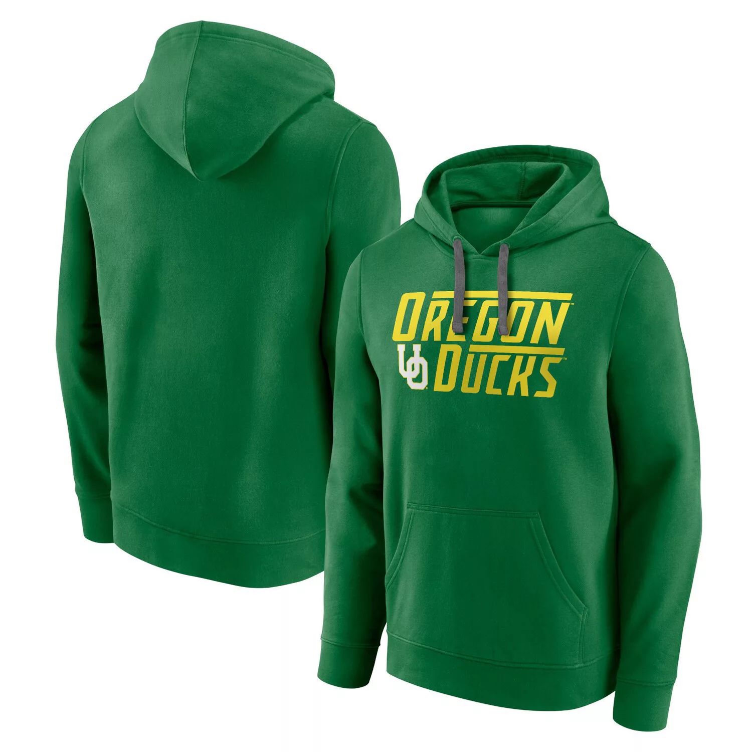 Мужской пуловер с капюшоном с логотипом Green Oregon Ducks Favorite Longshot Fanatics