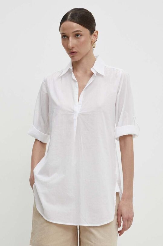 

Хлопковая блузка Answear Lab, белый
