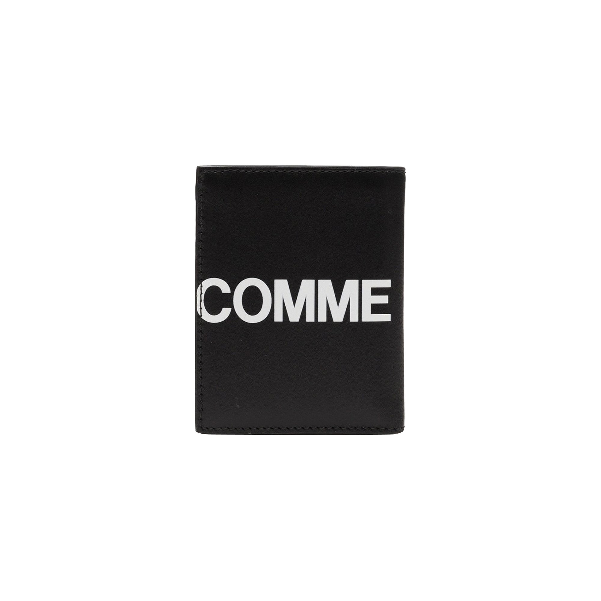Большой кошелек с логотипом Comme des Garçons, черный фото