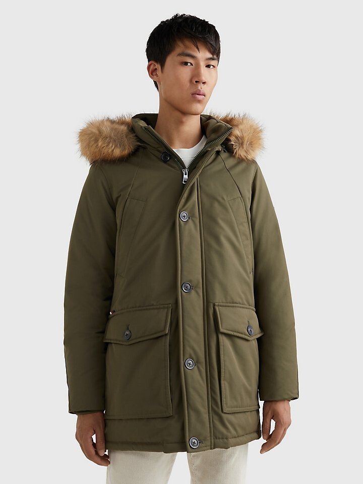 

Пуховая парка с капюшоном Tommy Hilfiger