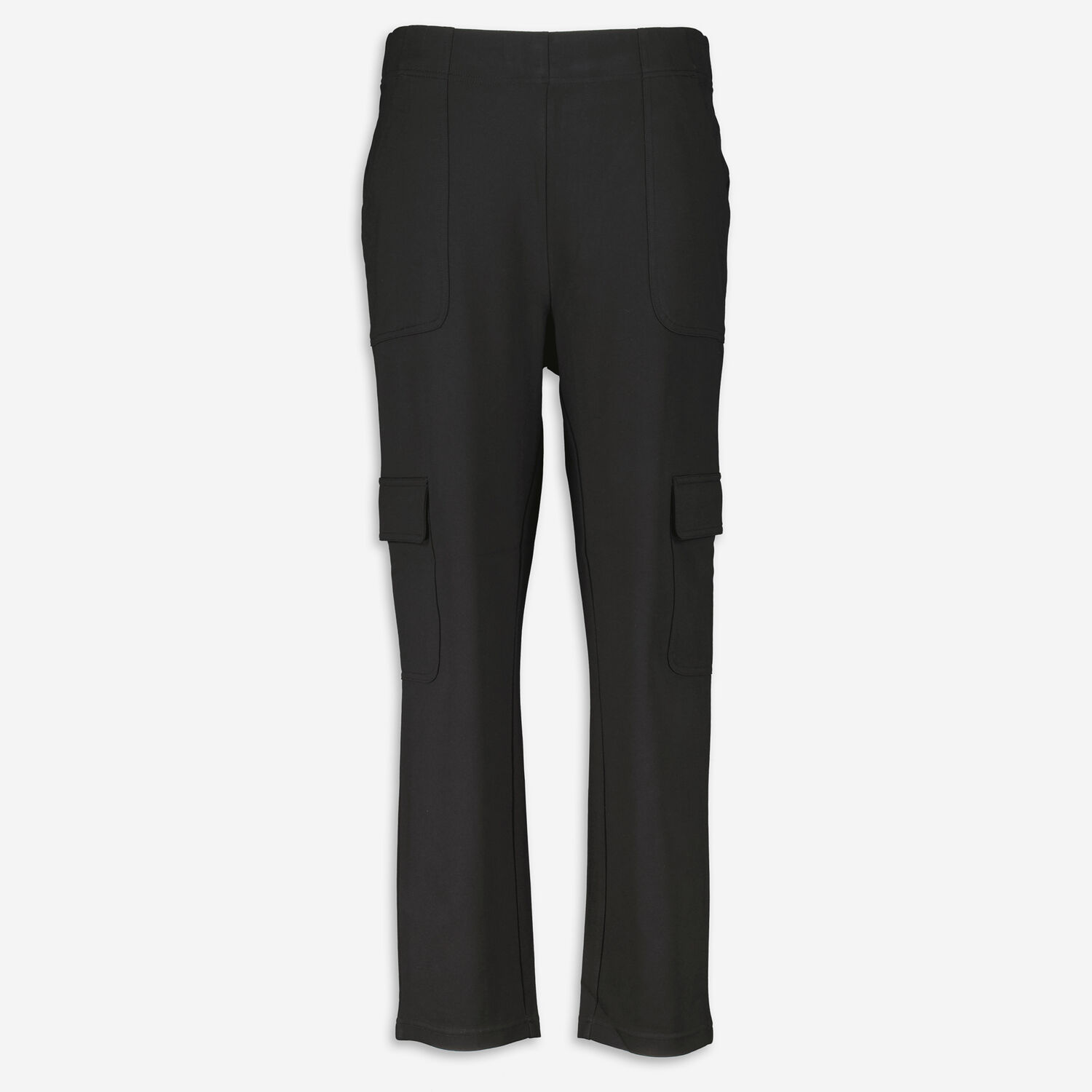 Черные брюки с карманами-карго Max Studio