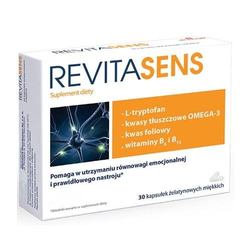 Revitasens, Биологически активная добавка для поддержания правильного настроения, 30 капсул. megafood женский ансамбль для сброса настроения 30 капсул