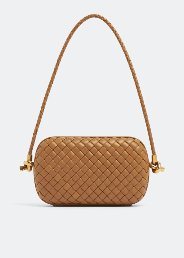 

Сумка через плечо Bottega Veneta Knot Minaudiere, коричневый