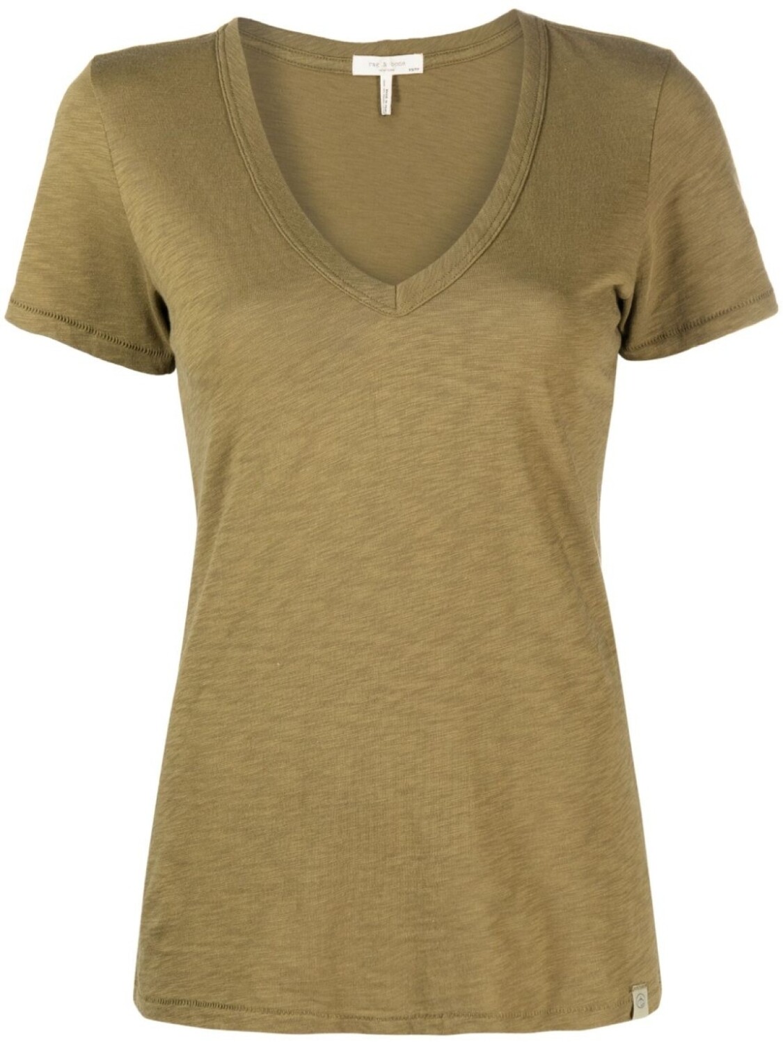 

rag & bone футболка The Slub Tee, зеленый