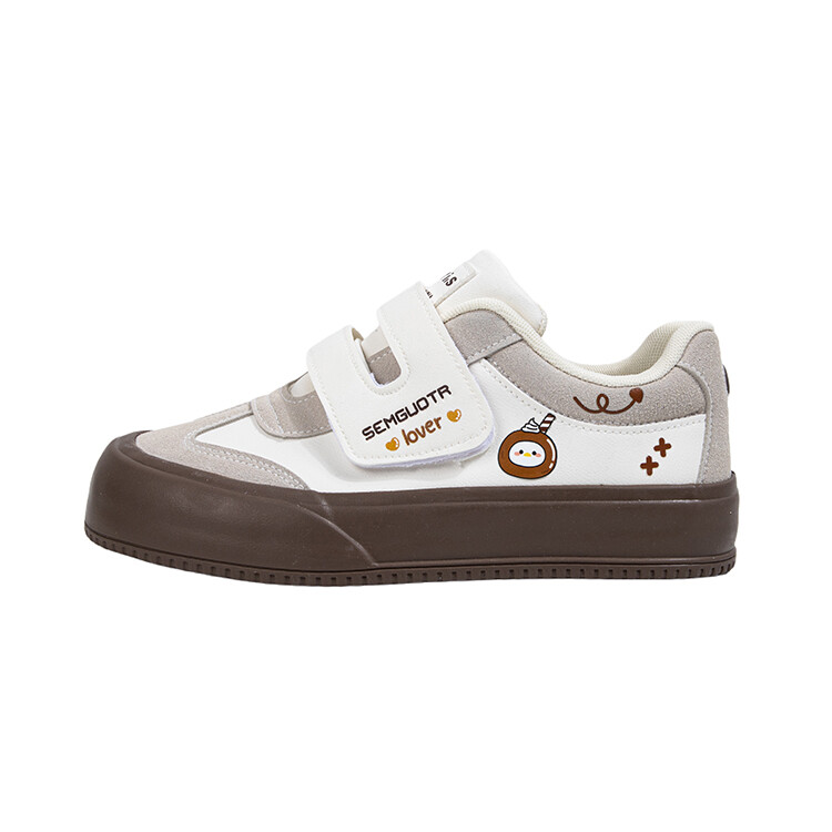

Кроссовки MINGKUANG Skateboarding Shoes Women's Low-top, бежевый