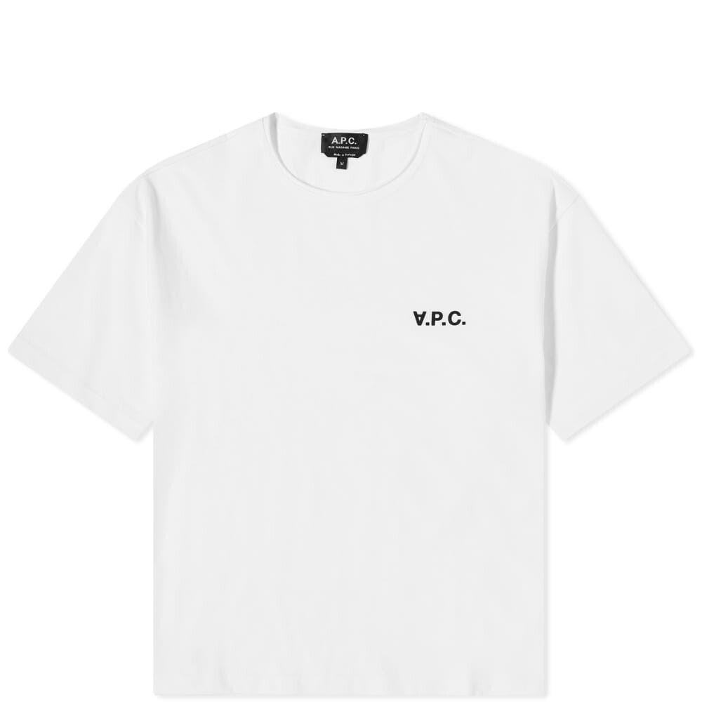 

A.P.C. футболка Karol с перевернутым логотипом, белый