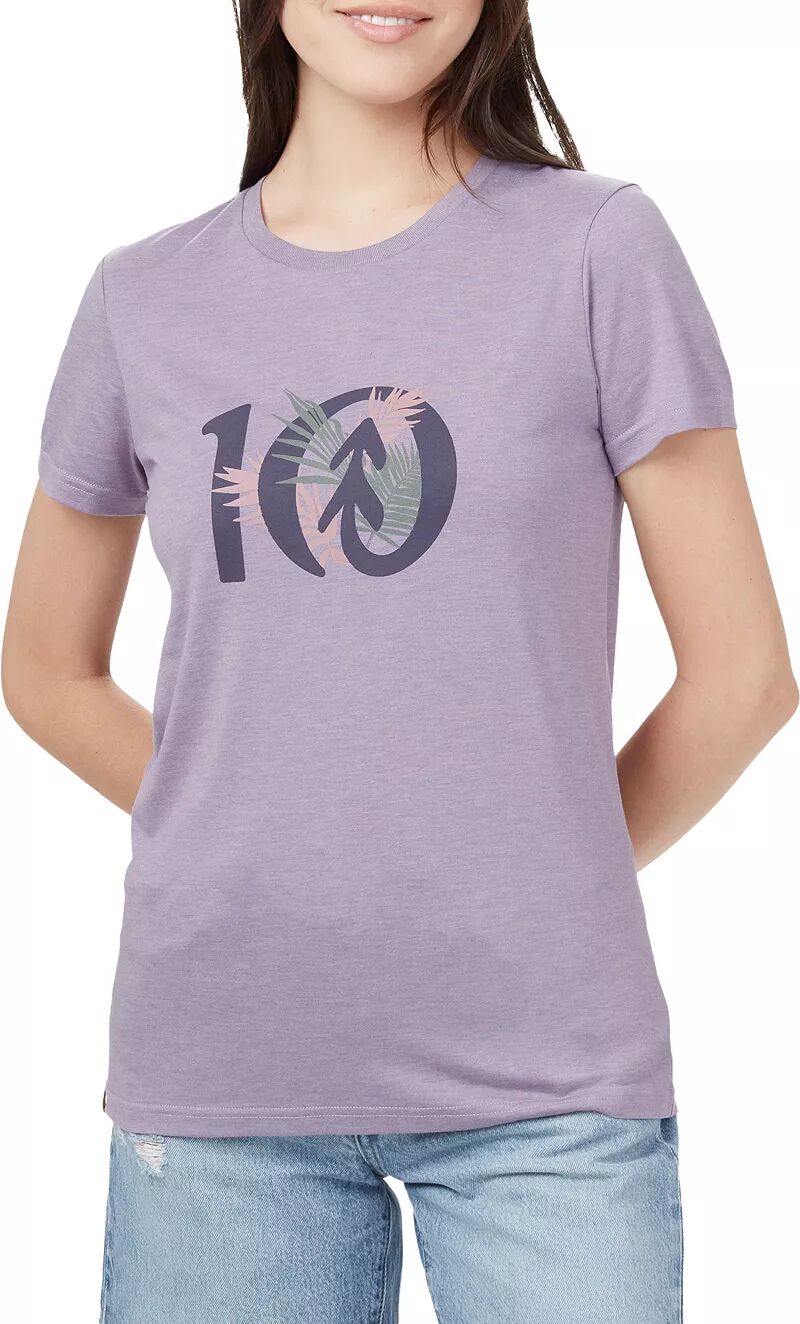 цена Tentree Женская футболка Tropical Ten, фиолетовый
