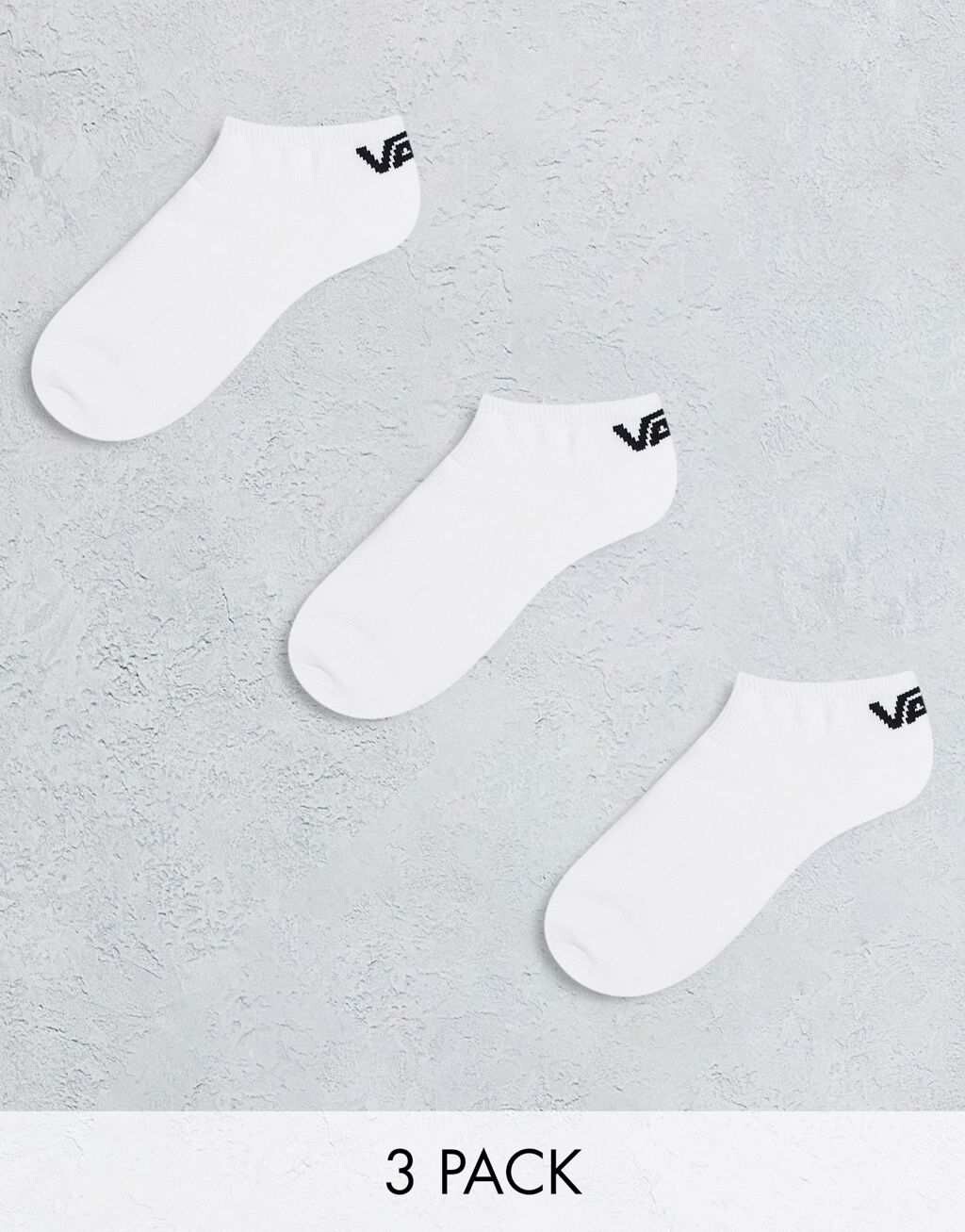 

Три пары низких носков Vans Classic белого цвета