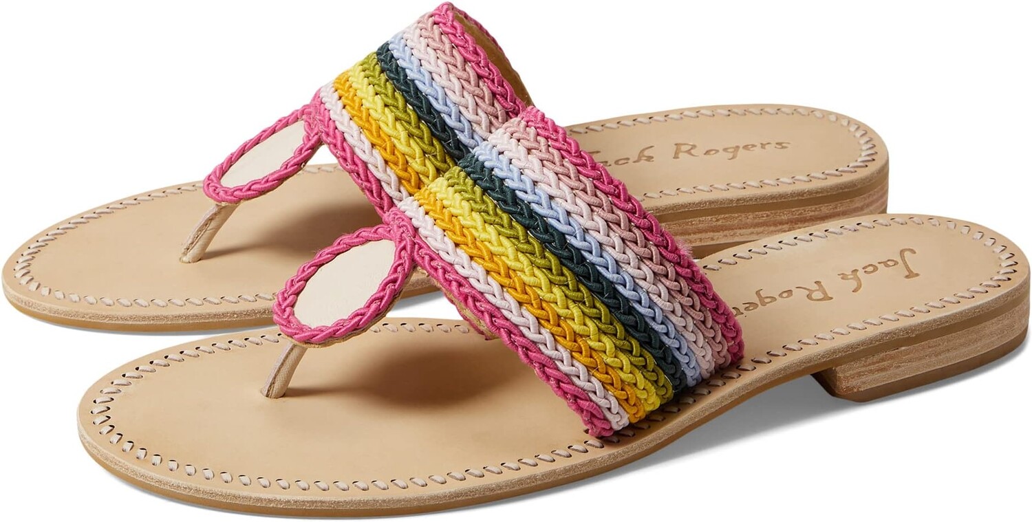 

Шлепанцы Jacks Rope Sandal Jack Rogers, цвет Multi/Fuchsia