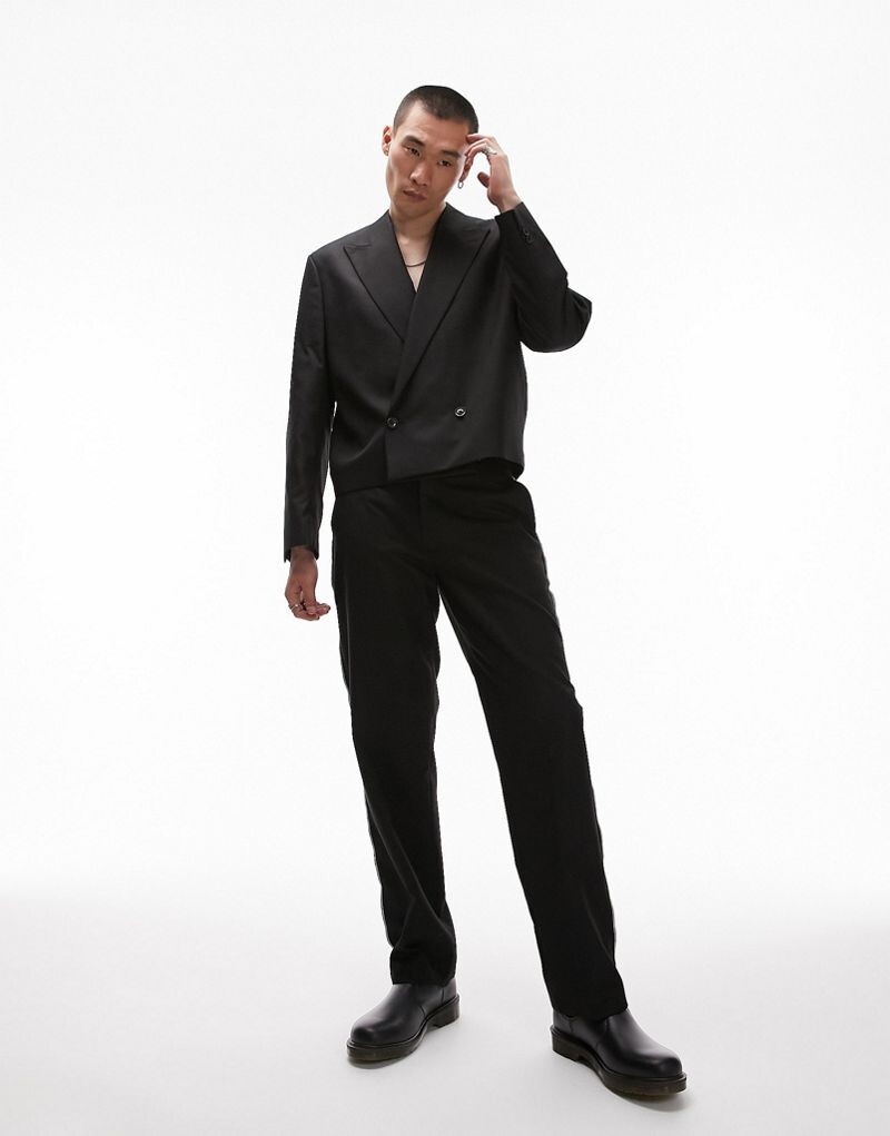 

Topman - Черный короткий пиджак